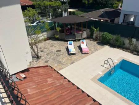 3 1 Villa Zu Verkaufen Mit Pool In Karaçali Nachbarschaft Von Dalaman