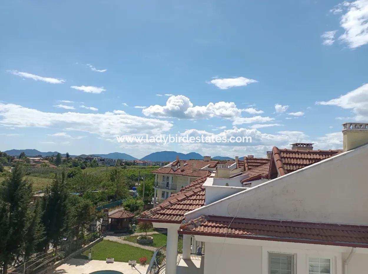 Roof Duplex In A Complex In Dalaman Altintas Neighborhood