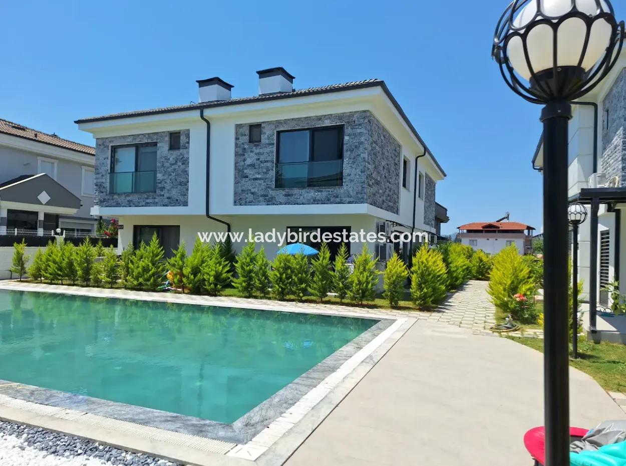 Dalaman Karaçali Mah. Furnished 2 1 Twin Villas In A Luxury Complex