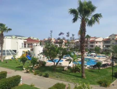 2 1 Furnished Apartment With Pool For Sale In Dalaman Altintas
