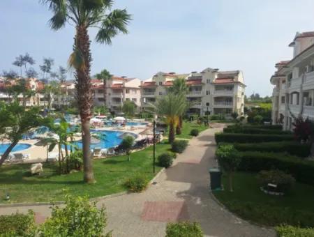 2 1 Furnished Apartment With Pool For Sale In Dalaman Altintas
