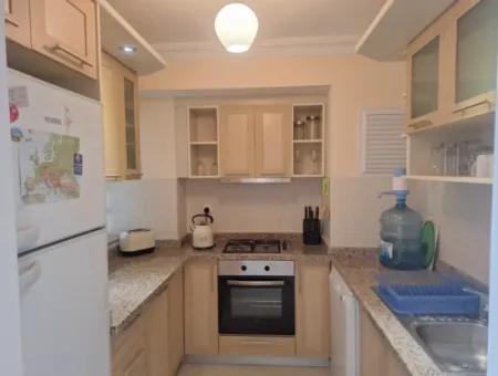 2 1 Furnished Apartment With Pool For Sale In Dalaman Altintas