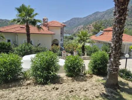 3 1 Twin Villa For Sale In Dalaman Akkaya Valley, Nature Peace And Site