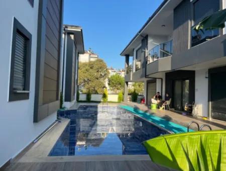 Dalaman Karaçalı Da Oturuma Hazır Satılık İkiz Villalar