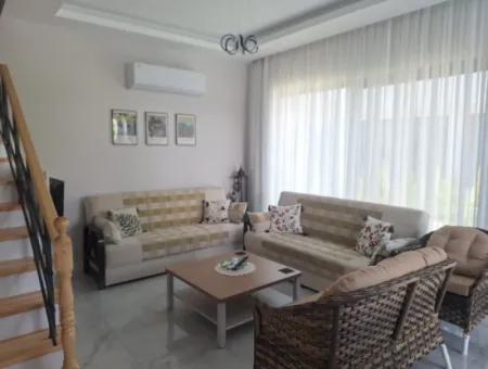 Dalaman Karaçalı Mah. Lüks Site İçerisinde Eşyalı 2+1 İkizvilla